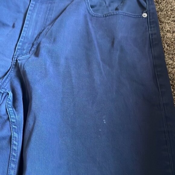 Faconnable 38 X 34 Blue Khaki Mens Pants - Picture 8 of 9